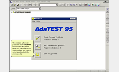 使用AdaTEST95静态分析 – 介绍了AdaTEST 95如何为代码静态分析提供100多个度量指标